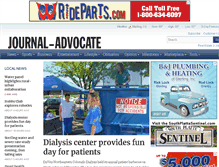 Tablet Screenshot of journal-advocate.com