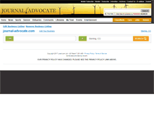 Tablet Screenshot of directory.journal-advocate.com